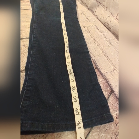 NYDJ Marilyn Straight Dark Denim Jeans 14WP Lift X Tuck Stretch Jeans - Picture 9 of 16